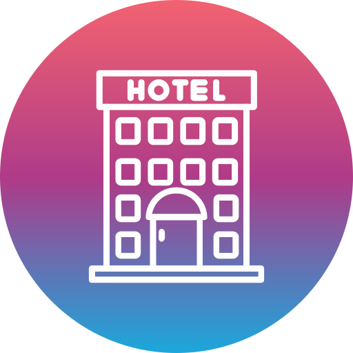 hotel Generic Flat Gradient icona