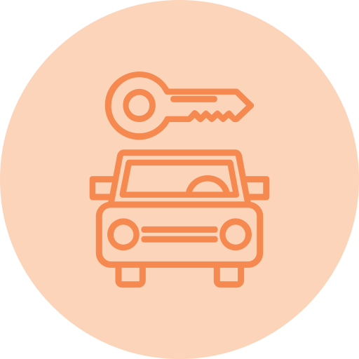 レンタカー Generic Flat icon