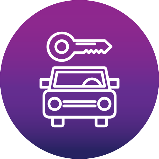 Car rental Generic Flat Gradient icon