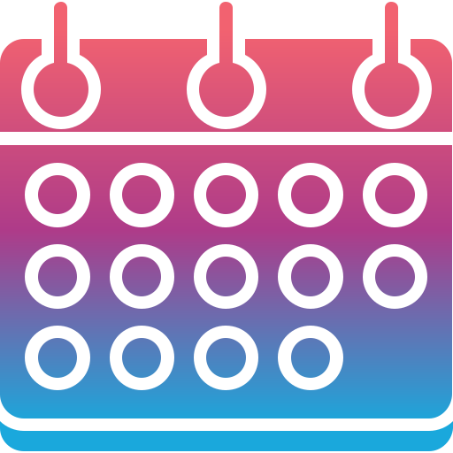 kalender Generic Flat Gradient icon