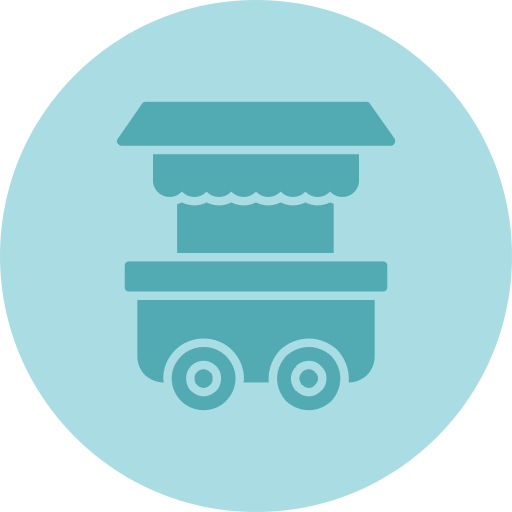 Food trolley Generic Flat icon