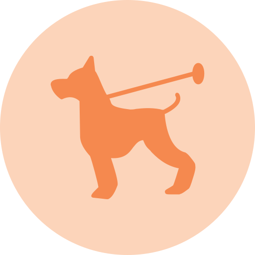 perro caminando Generic Flat icono