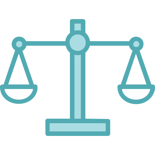 escala de justicia Generic Blue icono