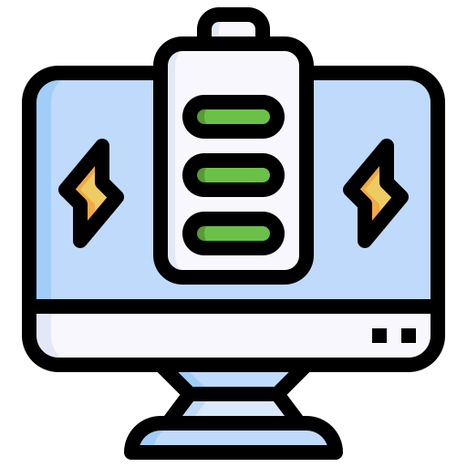 Computer Surang Lineal Color icon