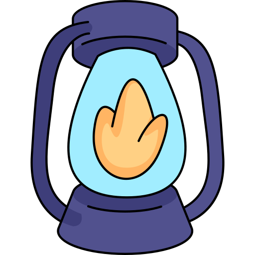 Oil lamp Generic Thin Outline Color icon