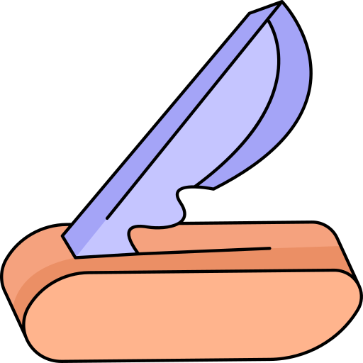 Карманный нож Generic Thin Outline Color иконка