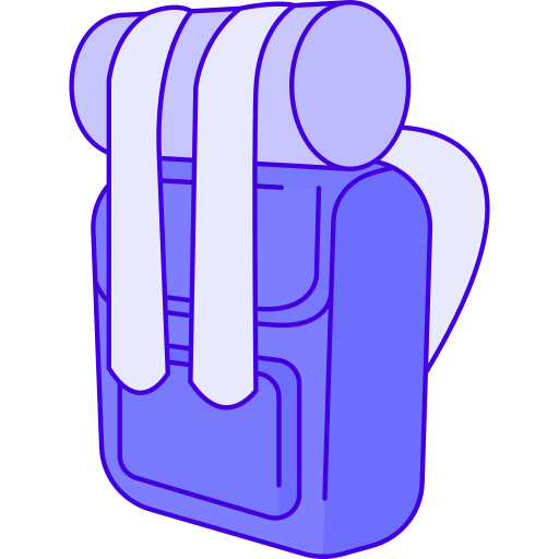 plecak Generic Thin Outline Color ikona
