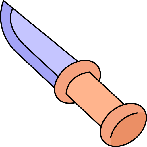 Нож Generic Thin Outline Color иконка