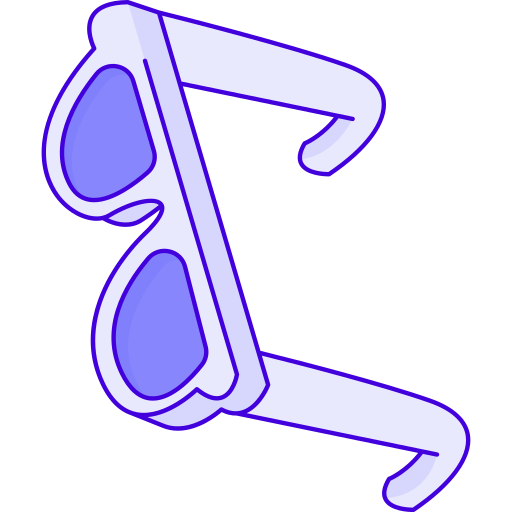 sonnenbrille Generic Thin Outline Color icon