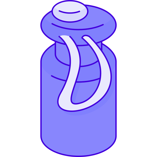 bottiglia d'acqua Generic Thin Outline Color icona
