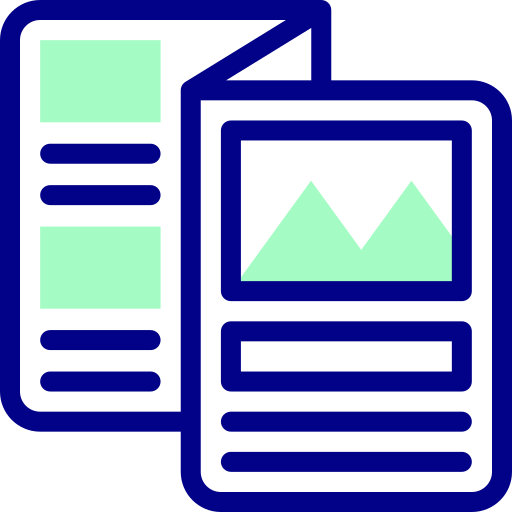 opuscolo Detailed Mixed Lineal color icona