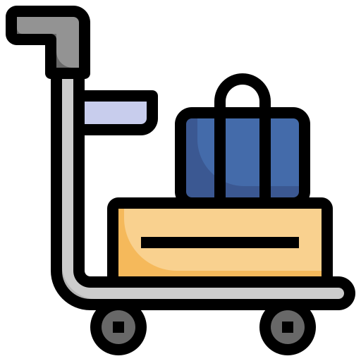 Trolley Surang Lineal Color icon