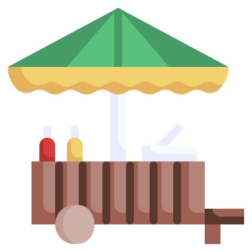 Food cart Surang Flat icon