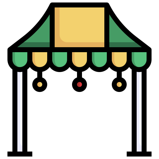 tenda Surang Lineal Color icona