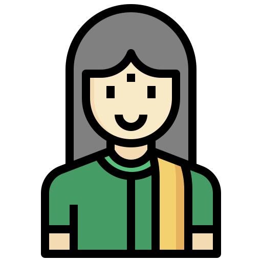 Woman Surang Lineal Color icon