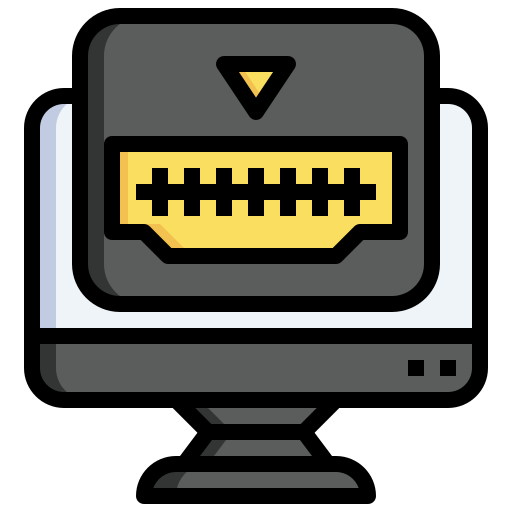 hdmi 포트 Surang Lineal Color icon