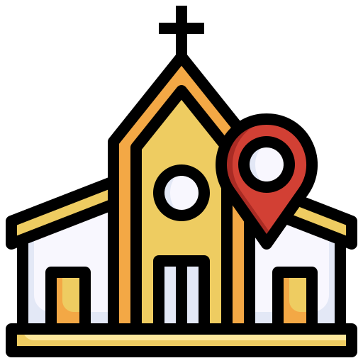 교회 Surang Lineal Color icon