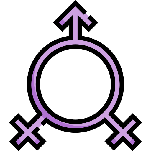 Бисексуал Detailed Straight Lineal color иконка
