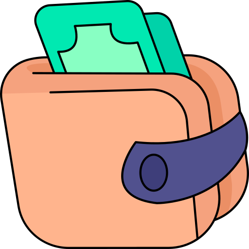 geldbörse Generic Thin Outline Color icon