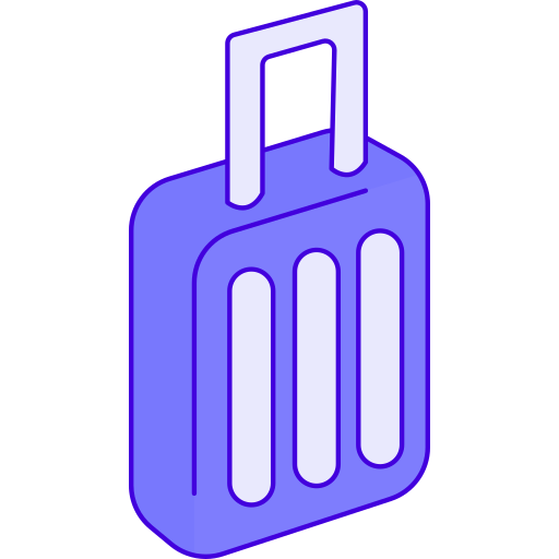 Suitcase Generic Thin Outline Color icon