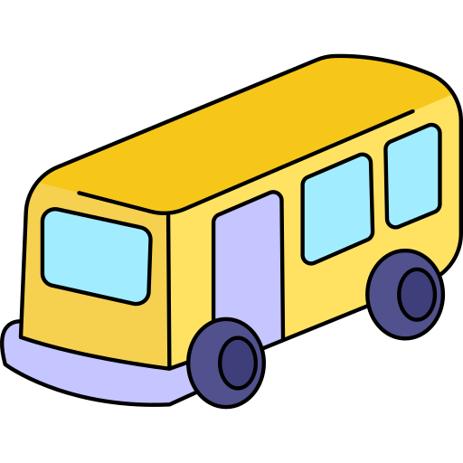 autobus Generic Thin Outline Color ikona