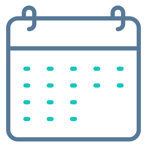 kalender Generic Outline Color icon