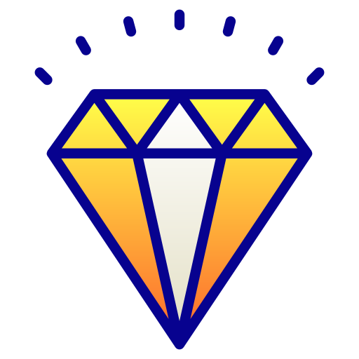 ダイヤモンド Generic Lineal Color Gradient icon