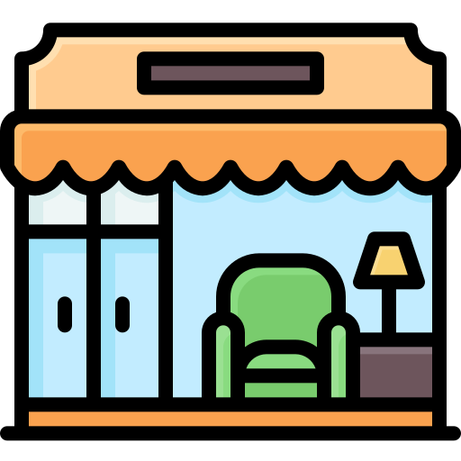 Furniture store Generic Outline Color icon