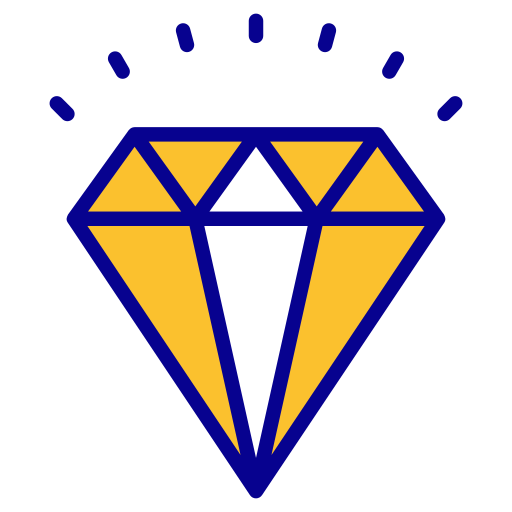 diamante Generic Outline Color icona