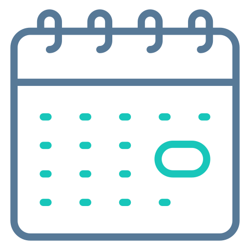 Calendar Generic Outline Color icon