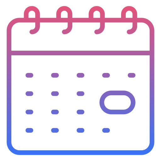 Calendar Generic Gradient icon