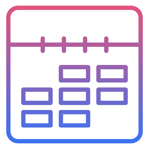 Calendar Generic Gradient icon