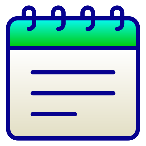 カレンダー Generic Lineal Color Gradient icon