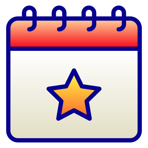 Calendar Generic Lineal Color Gradient icon