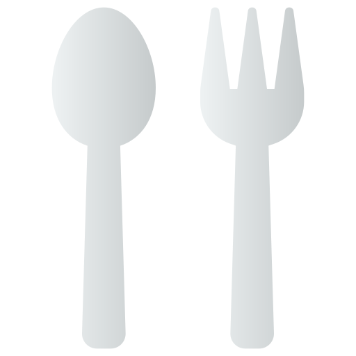 cucchiaio e forchetta Generic Flat Gradient icona