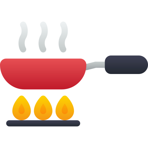Сковорода Generic Flat Gradient иконка