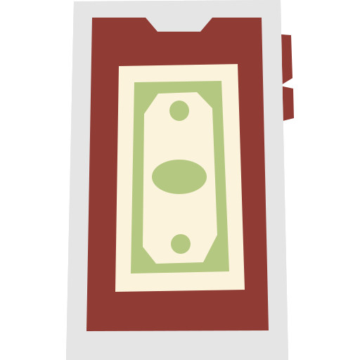 digitales geld Cartoon Flat icon