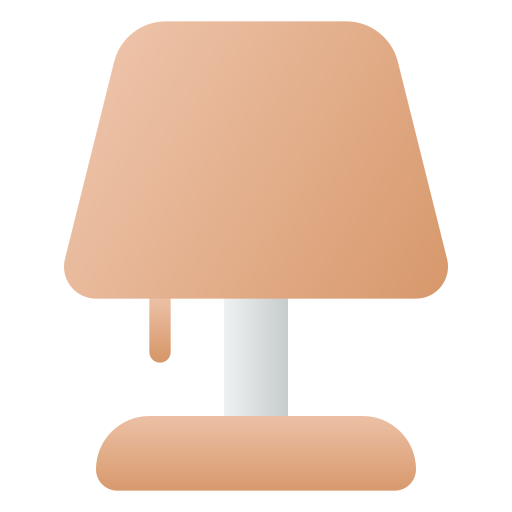 lampada da tavolo Generic Flat Gradient icona
