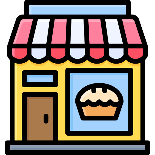panadería Generic Outline Color icono