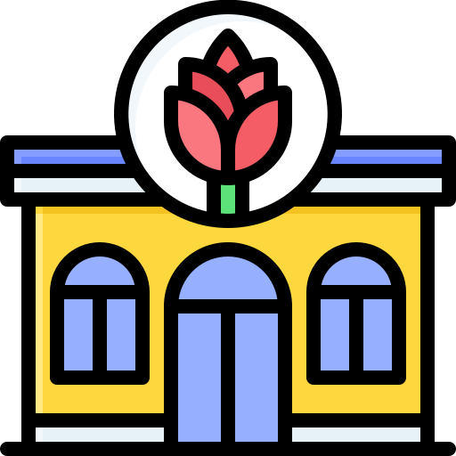 tienda de flores Generic Outline Color icono