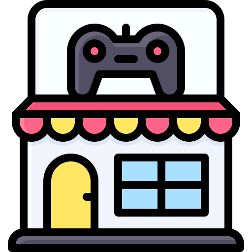 tienda de juegos Generic Outline Color icono