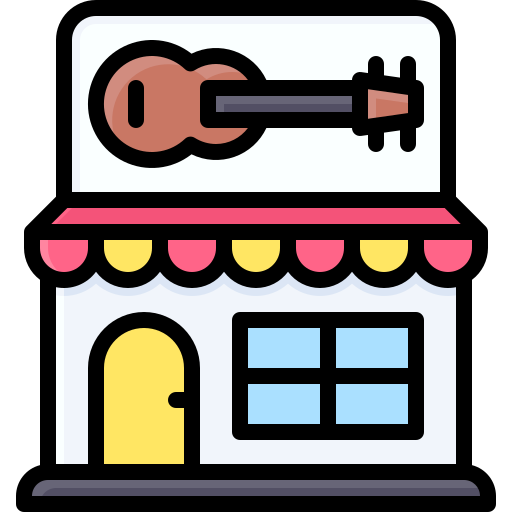 Music store Generic Outline Color icon