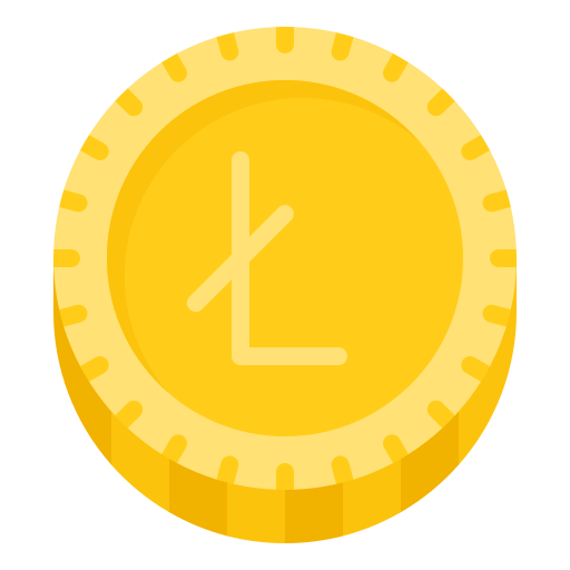 litecoin Generic Flat ikona