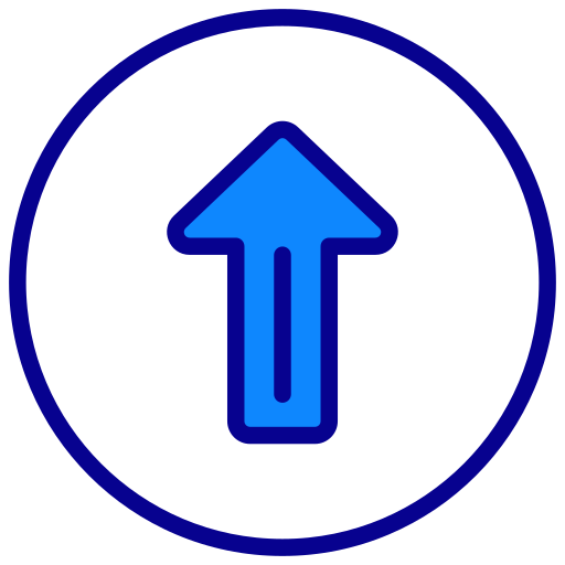 aufwärtspfeil Generic Outline Color icon