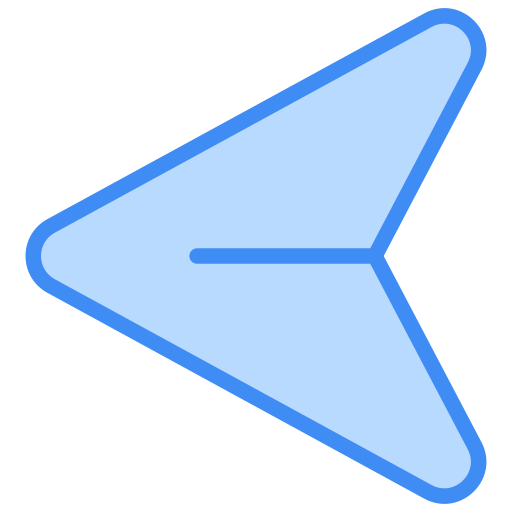 linker pfeil Generic Blue icon