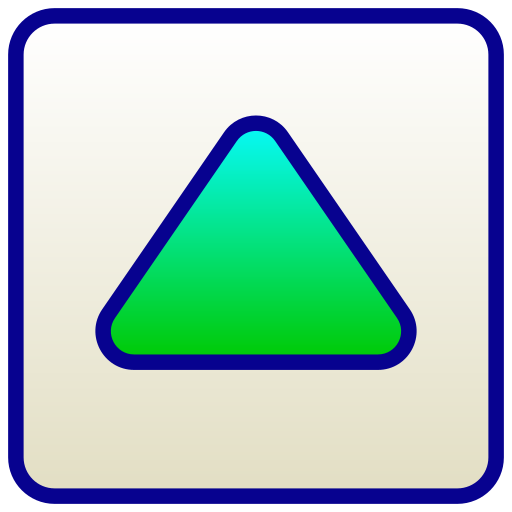上矢印 Generic Lineal Color Gradient icon