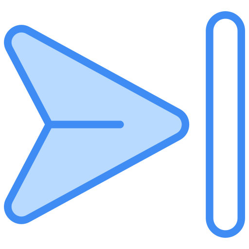 오른쪽 화살표 Generic Blue icon