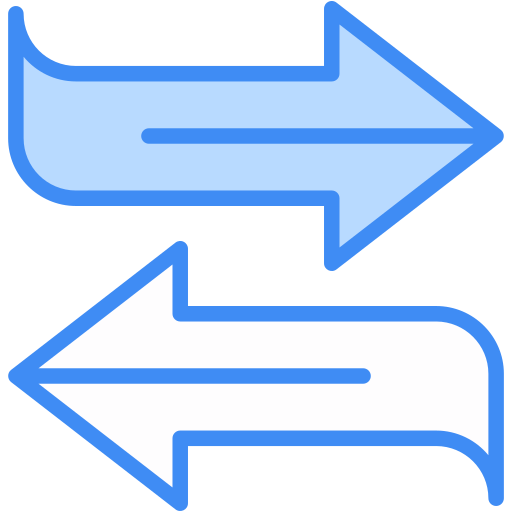 Два пути Generic Blue иконка