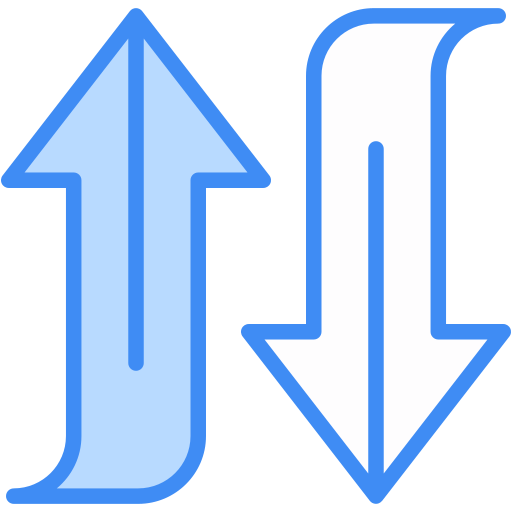 deux voies Generic Blue Icône