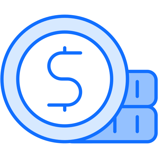 Coins Generic Blue icon
